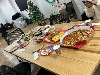 クリスマスパーティーの様子